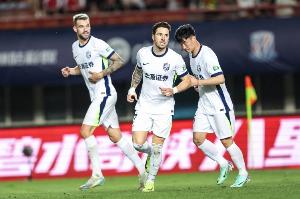 绍尔本场尝试6次射门追平个人单场中超纪录 此前纪录在3月3日创下